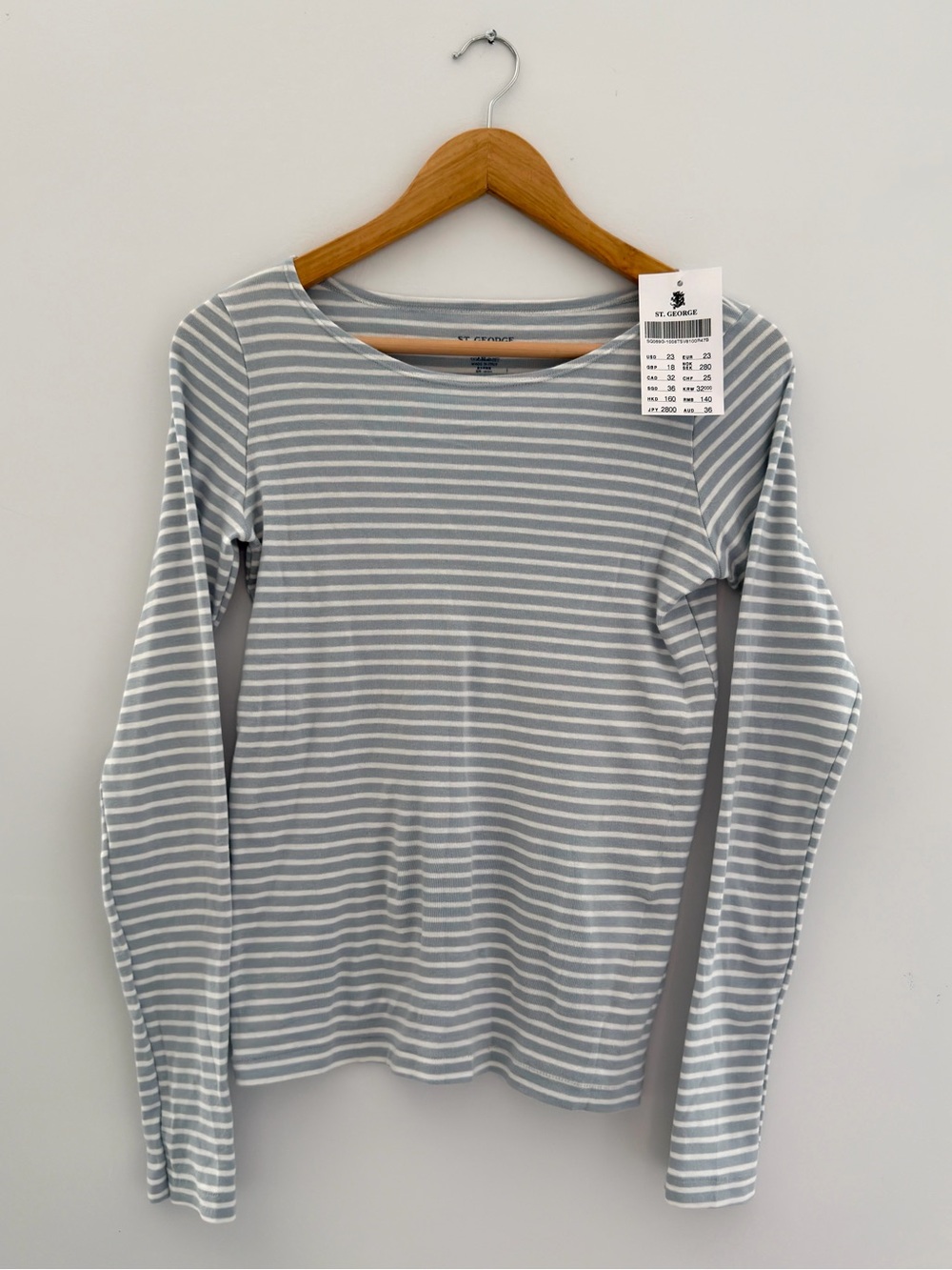 NWT! Brandy Melville St. George Striped Long Sleeve Tee